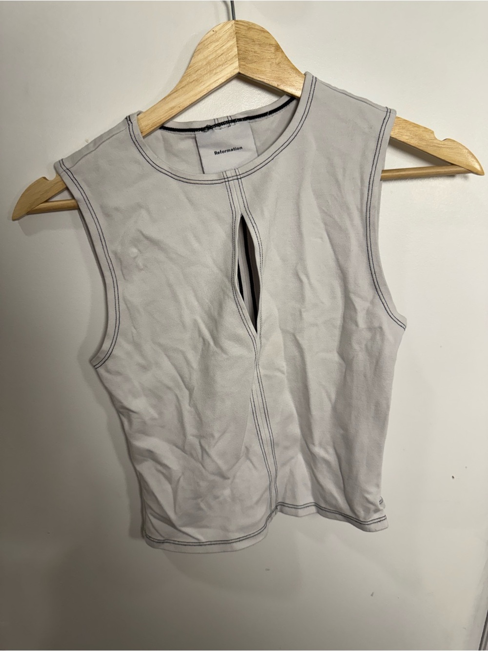 Reformation Carsyn knit top / size XS